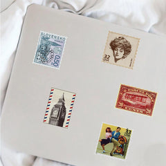 Retro Stamp Stickers