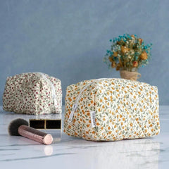 Cosmetic Floral Makeup Bag