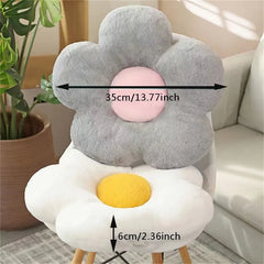 Flower Plush Throw Pillow