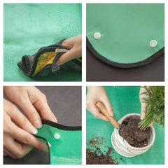 50-100cm Planting Mat Gardening Potting Pad Foldable Gardening Mat Transplanting Waterproof Plant Repotting Mat Accessories