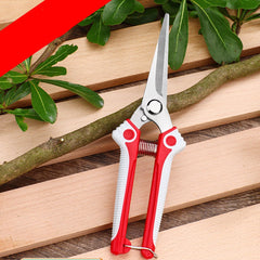 Pruner Gardening Hand Pruning Shear Straight Stainless Steel Blades Ultra Sharp Garden Scissors For Flowers Harvesting Fruits