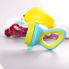 1PCS Silicone Baby Fruit Feeder with Cover Baby Nipple Fresh Food Vegetable Supplement Soother Nibbler Feeding Teething Pacifier