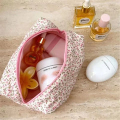 Cosmetic Floral Makeup Bag