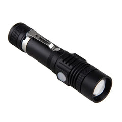 Super Bright 90000LM LED Tactical Flashlight Zoomable With Rechargeable Battery